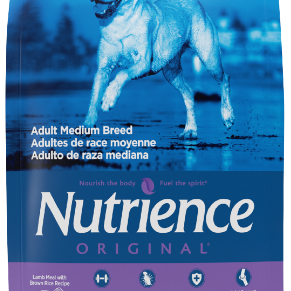 Nutrience Adult Medium Breed Receta de Cordero y Arroz Integral 11.5 kg Productos veterinarios Nutrience | Envios a toda Guatemala