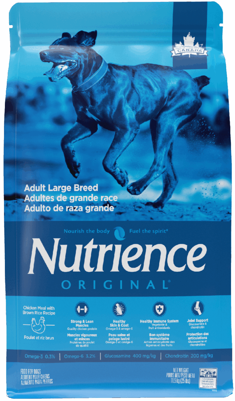 Nutrience Adult Large Breed Alimento con Pollo y Arroz Integral 18.1 kg Productos veterinarios Nutrience | Envios a toda Guatemala