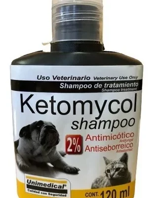 Shampoo Ketomycol Ketoconazol 2mg Frasco 120 ml Productos veterinarios Medicamentos Veterinarios | Envios a toda Guatemala