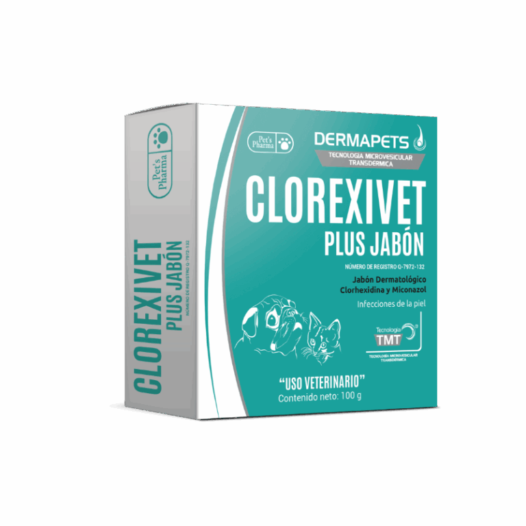 Clorexivet Plus Jabon Dermatitis inflamatoria y seborreica Productos veterinarios Pets Pharma | Envios a toda Guatemala
