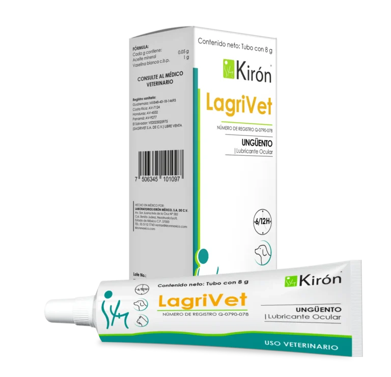 LagriVet Tubo de 8g   Gel oftalmico hidratante para mascotas Productos veterinarios Kiron | Envios a toda Guatemala