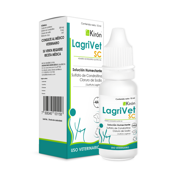LagriVet SC Frasco 10 ml   Solucion ocular lubricante con acido hialuronico Productos veterinarios Kiron | Envios a toda Guatemala