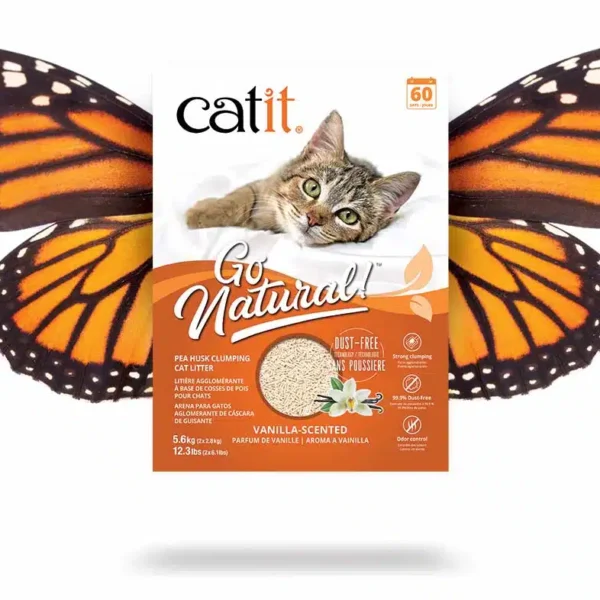 Arena para gatos Vainilla Catit Go Natural 5.6 kg Productos veterinarios Catit | Envios a toda Guatemala