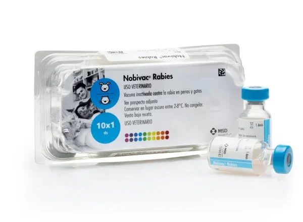 Nobivac - Vacuna antirrabica inactivada multi especies Productos veterinarios Intervet MSD | Envios a toda Guatemala