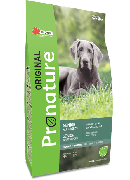 Pronature Original Perro Senior 25 lb | Nutrición Completa para Perros de Edad Avanzada Productos veterinarios Pronature Original | Envios a toda Guatemala