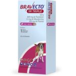 Bravecto 1M Triple 600 mg 40 a 60 Kg | Proteccion Avanzada contra Pulgas y Garrapatas en Guatemala Productos veterinarios Bravecto | Envios a toda Guatemala