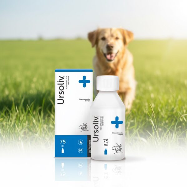 Ursoliv 75 ml   Protector Hepatico con Acido Ursodesoxicolico para Mascotas Productos veterinarios John Martin | Envios a toda Guatemala