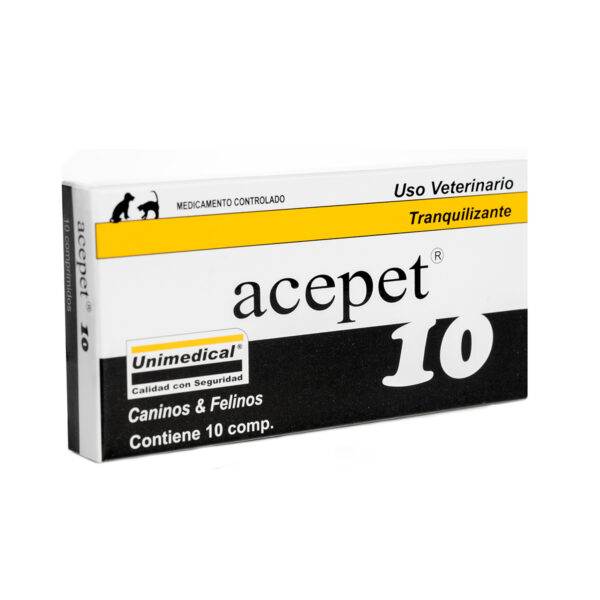 Acepet 10 comprimidos – Acetilpromazina – Tabletas para control del dolor y relajante en perros y gatos – Holliday Productos veterinarios Medicamentos Veterinarios | Envios a toda Guatemala
