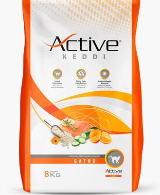 Active Keddi Gatos 8 kg Productos veterinarios Active | Envios a toda Guatemala