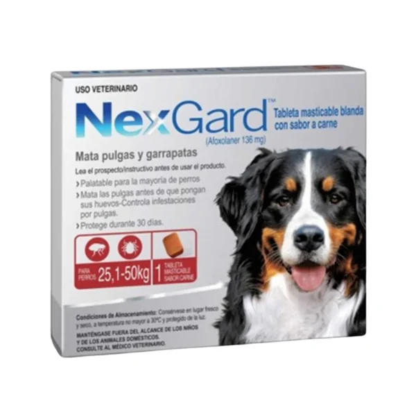 NEXGARD S  Contra pulgas y garrapatas Tableta Masticable Afoxolaner Productos veterinarios Boehringer Ingelheim | Envios a toda Guatemala