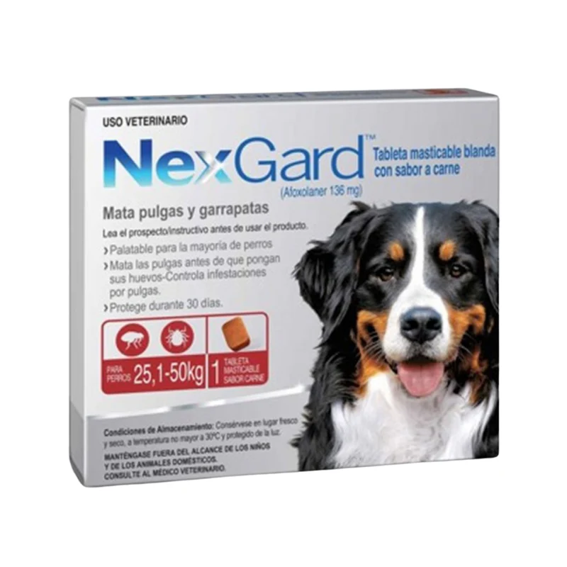NEXGARD S  Contra pulgas y garrapatas Tableta Masticable Afoxolaner Productos veterinarios Boehringer Ingelheim | Envios a toda Guatemala