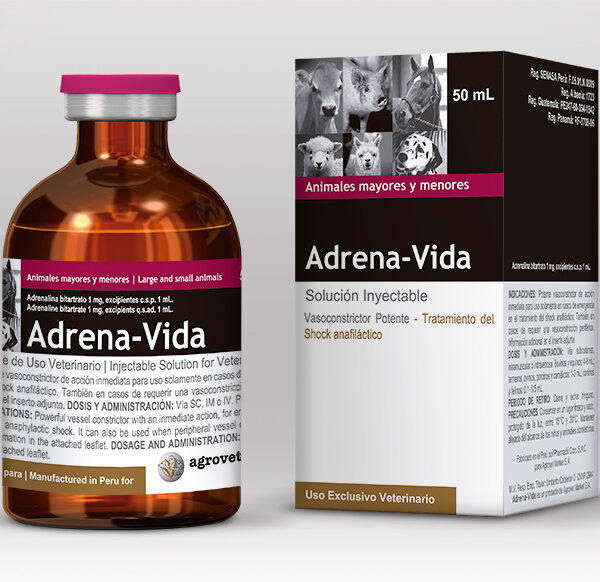 Adrena-Vida | Analeptin | Suplemento Veterinario para Estimulacion Metabolica y Respiratoria Productos veterinarios Agrovet Market | Envios a toda Guatemala