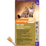 Advantage multi gatos 3 x 0.8 ML  contra pulgas, gusanos del corazon, parasitos intestinales Productos veterinarios Bayer | Envios a toda Guatemala
