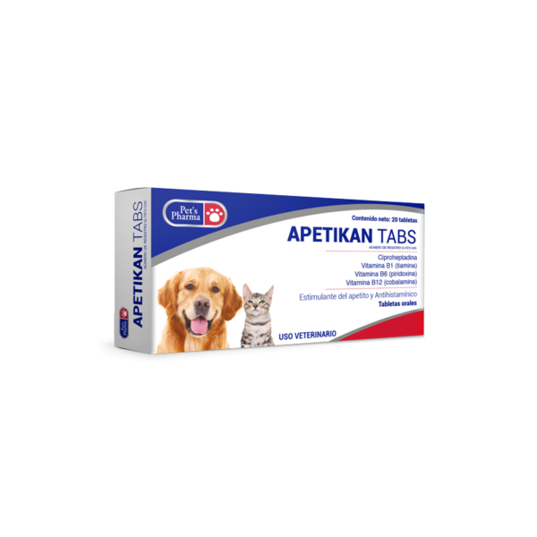 APETIKAN 20 tabletas - Estimulante del apetito Productos veterinarios Pets Pharma | Envios a toda Guatemala