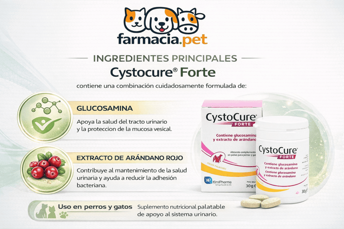 Cystocure Forte 30 Tabletas Salud del Tracto Urinario para Perros y Gatos Candioli Productos veterinarios Candioli | Envios a toda Guatemala