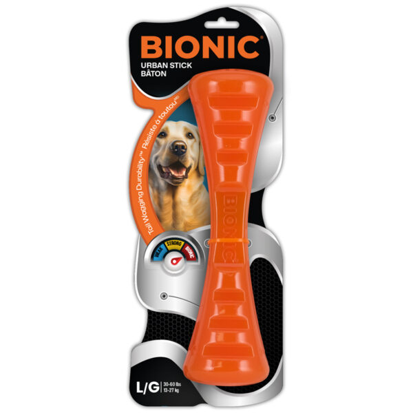BIONIC URBAN STICK LARGE juguete interactivo
 para perros que les encanta masticar Perros hasta 60 Productos veterinarios Accesorios | Envios a toda Guatemala