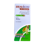 Bravecto 1M Triple 200 mg 10 a 20 Kg | Control de Pulgas y Garrapatas en Perros en Guatemala Productos veterinarios Bravecto | Envios a toda Guatemala