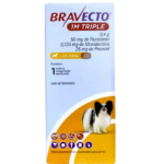 Bravecto 1M Triple 50 mg 2.5 a 5 Kg | Protección contra Pulgas y Parásitos en Perros Pequeños Guatemala Productos veterinarios Bravecto | Envios a toda Guatemala