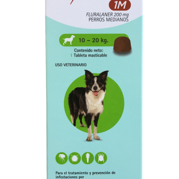 Bravecto 200 mg 10 a 20 Kg | Protección contra Pulgas y Parásitos en Perros Medianos Guatemala Productos veterinarios Bravecto | Envios a toda Guatemala