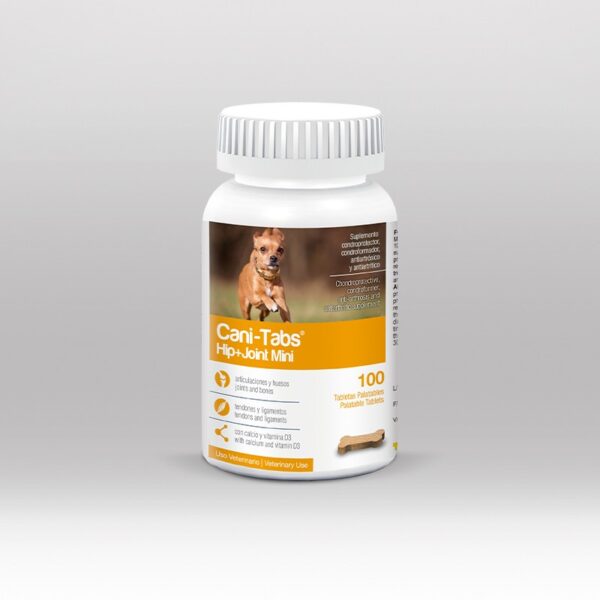 CANI-TABS HIP + JOINT MINI - FRASCO 100 Tabletas Medicamentos veterinarios Productos veterinarios Agrovet Market | Envios a toda Guatemala