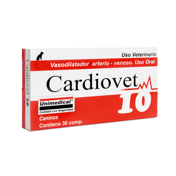 Cardiovet Enalapril 30 comprimidos de 10 mg Productos veterinarios Medicamentos Veterinarios | Envios a toda Guatemala