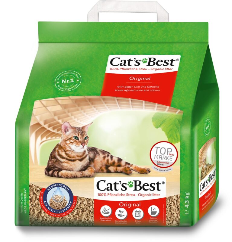Cats Best Original 4,3 Kilos - Arena ecologica para gatos Productos veterinarios Arena para gatos | Envios a toda Guatemala