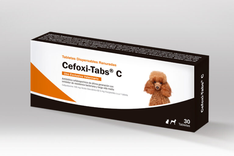 Cefoxi-Tabs C | Caja con 30 Tabletas | Antibiotico de Cefalexina para Perros y Gatos Productos veterinarios Medicamentos Veterinarios | Envios a toda Guatemala