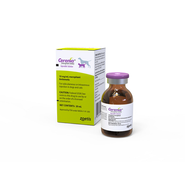 Cerenia Inyectable 10 mg/ml | Antiemetico para Perros y Gatos (Zoetis) Productos veterinarios Zoetis | Envios a toda Guatemala