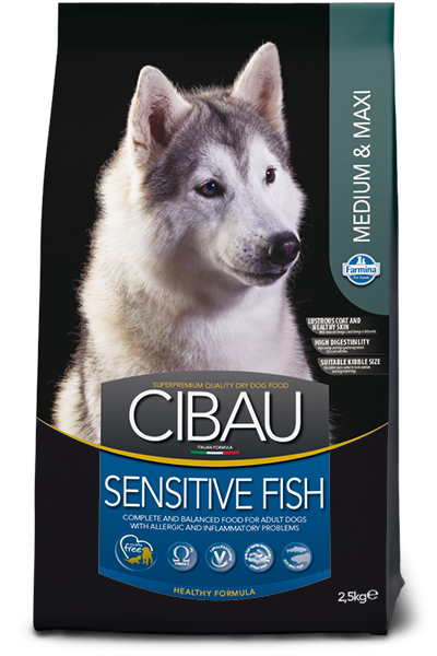 CIBAU FISH MEDIUM y MAXI 12KG Concentrado para perros Productos veterinarios Alimentos | Envios a toda Guatemala