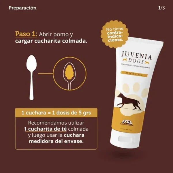 Juvenia Dogs Resveratrol | Suplemento Antioxidante que Mejora la Vitalidad y Longevidad Canina Productos veterinarios Delta Vet Group | Envios a toda Guatemala