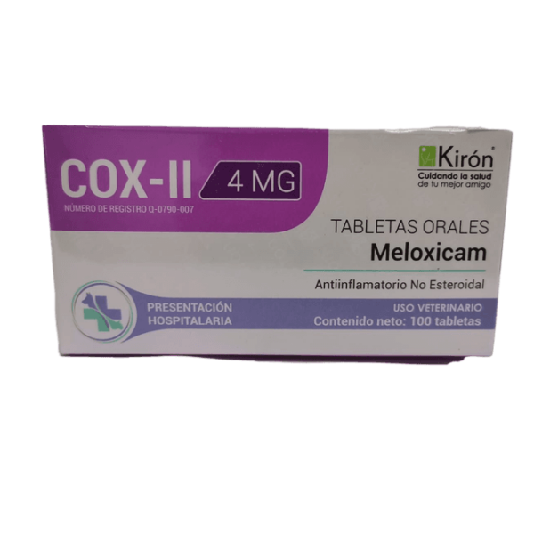 COX II 4 mg Frasco 30 tabletas   Tabletas antiinflamatorias de uso veterinario Productos veterinarios Kiron | Envios a toda Guatemala