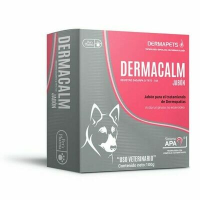 Dermacalm Jabon para prurito y dermatitis atopica Productos veterinarios Pets Pharma | Envios a toda Guatemala