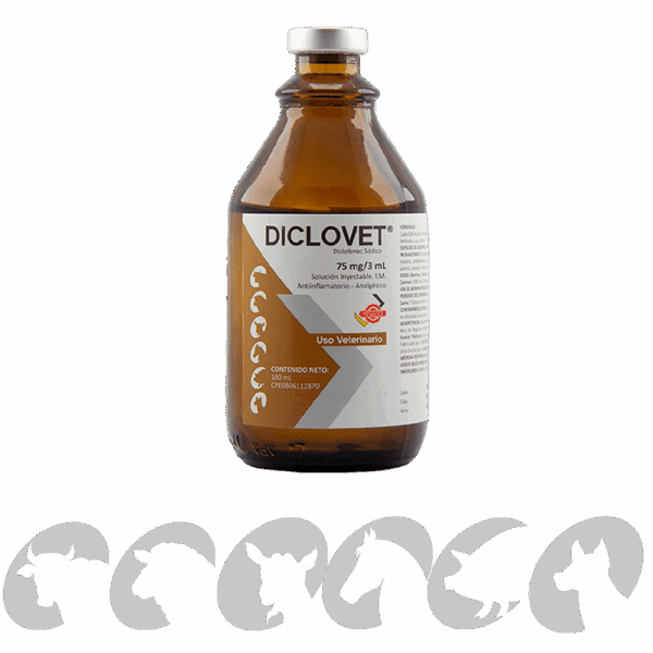 Diclovet Diclofenaco sodico frasco gotero 100 ml Productos veterinarios Quimvet | Envios a toda Guatemala