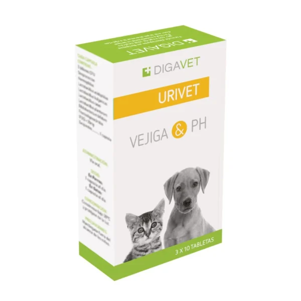 Urivet Vejiga y pH Digavet | Suplemento Natural para la Salud del Tracto Urinario en Perros y Gatos Productos veterinarios Digavet | Envios a toda Guatemala