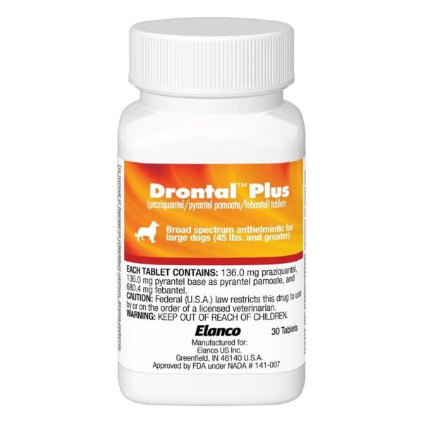 DRONTAL PLUS TAB 35 KG 1X1 Productos veterinarios Bayer | Envios a toda Guatemala