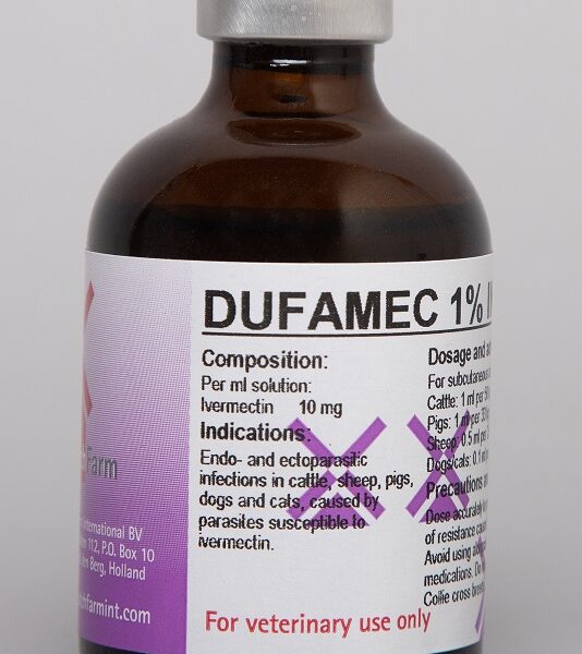 Dufamec 1% Ivermectina Inyectable Frascos de 50 ml Productos veterinarios Dutch Farm | Envios a toda Guatemala