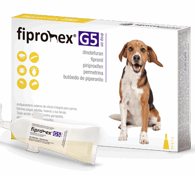 FIPRONEX G5 DROP ON 6 ML CAJA CON 5 PIPET Productos veterinarios Agrovet Market | Envios a toda Guatemala