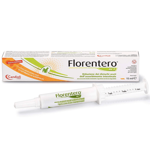 Florentero Act Pasta 15 ml   Probiotico en Pasta para Perros y Gatos Productos veterinarios Candioli | Envios a toda Guatemala