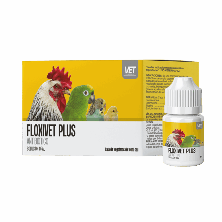 Floxivet Plus Gotero tratamiento 
de enfermedades respiratorias agudas Productos veterinarios VET | Envios a toda Guatemala