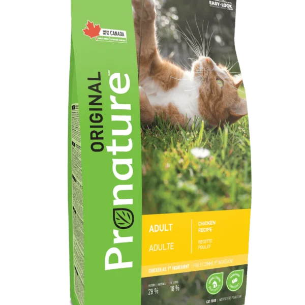 Pronature Original Gato Adulto 44 lb | Nutrición Premium para Gatos Activos Productos veterinarios Alimentos para gatos | Envios a toda Guatemala