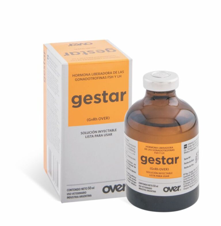 Gestar GnRH Over 50 ml Regulador hormonal reproductivo Productos veterinarios Over | Envios a toda Guatemala