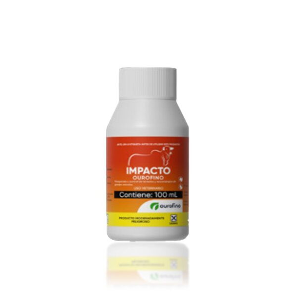 Impacto Pulverizacion 100 ml | Control de Ectoparasitos en Bovinos | Ourofino Productos veterinarios Ourofino | Envios a toda Guatemala
