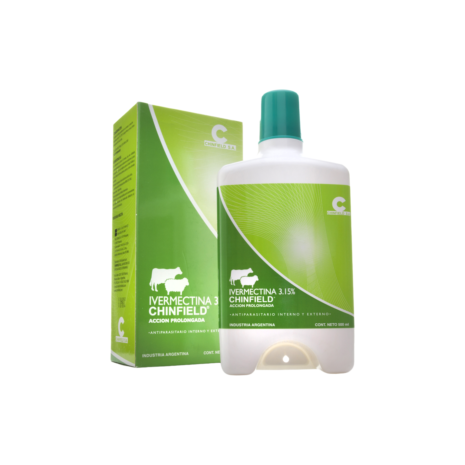 Ivermectina 3.15% 500ml Productos veterinarios Chinfield | Envios a toda Guatemala