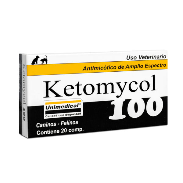 Ketomycol 100 Ketoconazol Caja 20 comprimidos Productos veterinarios Medicamentos Veterinarios | Envios a toda Guatemala
