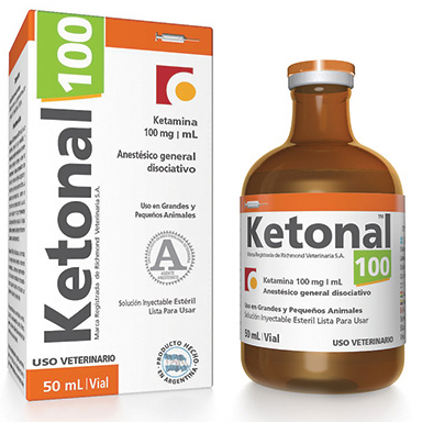 KETONAL 100 Vial Por 50 mL Productos veterinarios Medicamentos Veterinarios | Envios a toda Guatemala