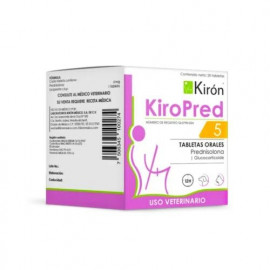 KiroPred 5 Frasco 20 tabletas   Prednisolona 5 mg para procesos inflamatorios Productos veterinarios Kiron | Envios a toda Guatemala