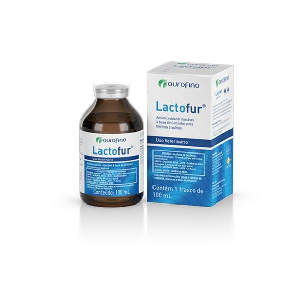 Lactofur 100 ml | Tratamiento de Infecciones Bacterianas en Bovinos y Porcinos | Ourofino Productos veterinarios Ourofino | Envios a toda Guatemala