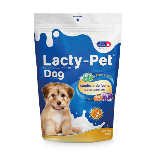 Lacty-pet Perro Sustitulo de leche 300 gramos Adicionado con probioticos Productos veterinarios Pets Pharma | Envios a toda Guatemala