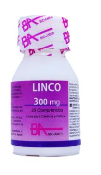 Linco 300 Lincomicina Frasco de 20 comprimidos de 300 mg Productos veterinarios Delta Vet Group | Envios a toda Guatemala