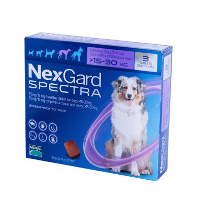 NEXGARD SPECTRA L  Contra pulgas y garrapatas Tableta Masticable Afoxolaner Productos veterinarios Boehringer | Envios a toda Guatemala